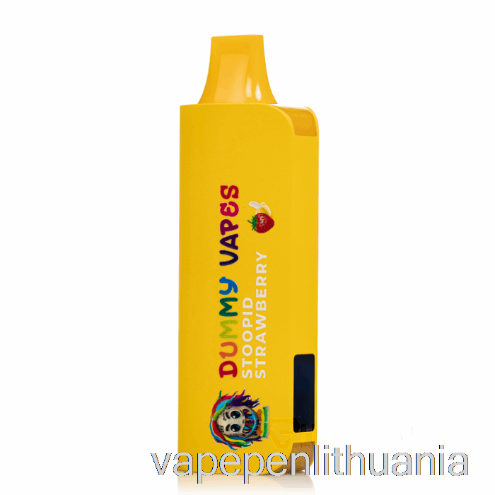 Dummy Vapes 8000 Vienkartinis Sustingęs Braškių Vape Skystis